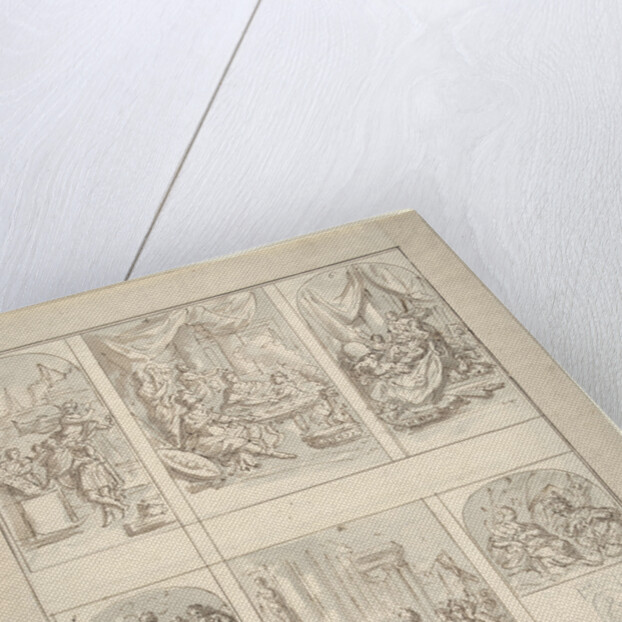 Design for a room painted with scenes from the life of Aeneas by Elias van Nijmegen
