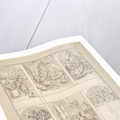 Design for a room painted with scenes from the life of Aeneas by Elias van Nijmegen