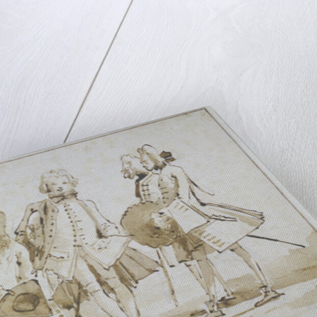 Venetian slipper parade by Giovanni Battista Tiepolo
