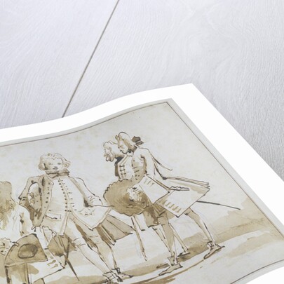 Venetian slipper parade by Giovanni Battista Tiepolo