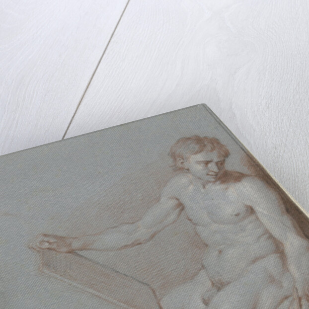 Sitting naked academy by Bernard Picart