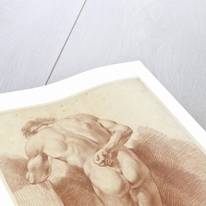 Standing male nude by Johannes Ziesenis