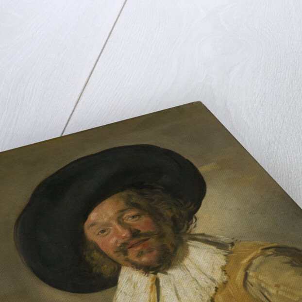 A Militiaman Holding a Berkemeyer by Frans Hals