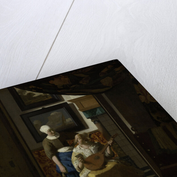 The Love Letter by Johannes Vermeer