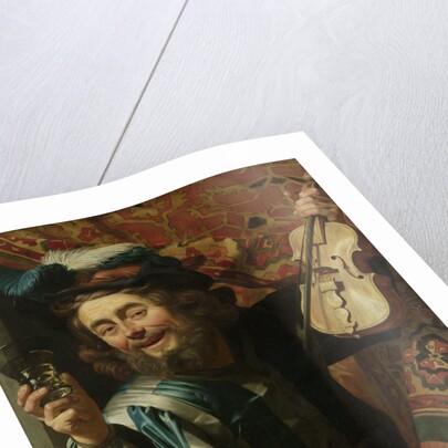 The Merry Fiddler by Gerard van Honthorst
