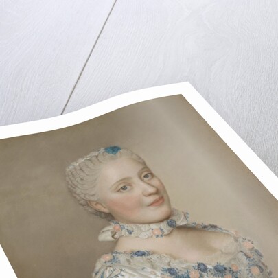 Portrait of Marie Josephe of Saxony by Jean-Etienne Liotard