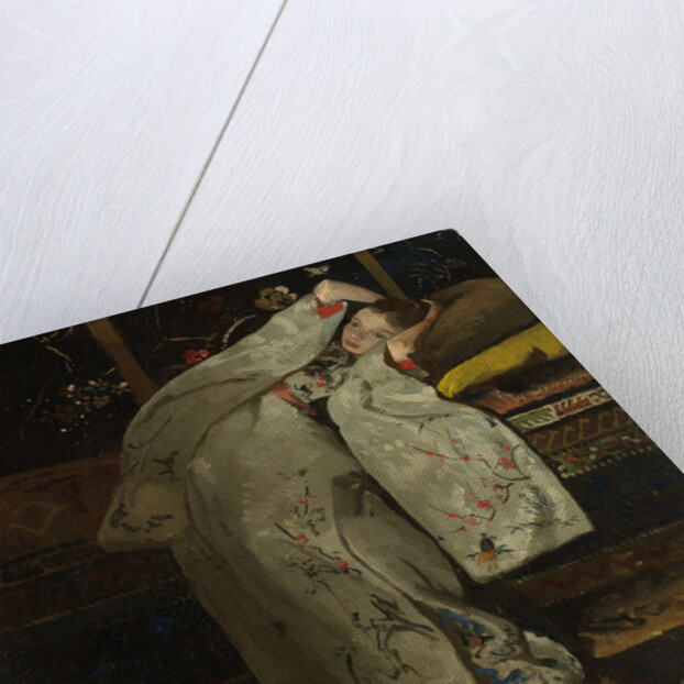 Girl in a White Kimono by George Hendrik Breitner