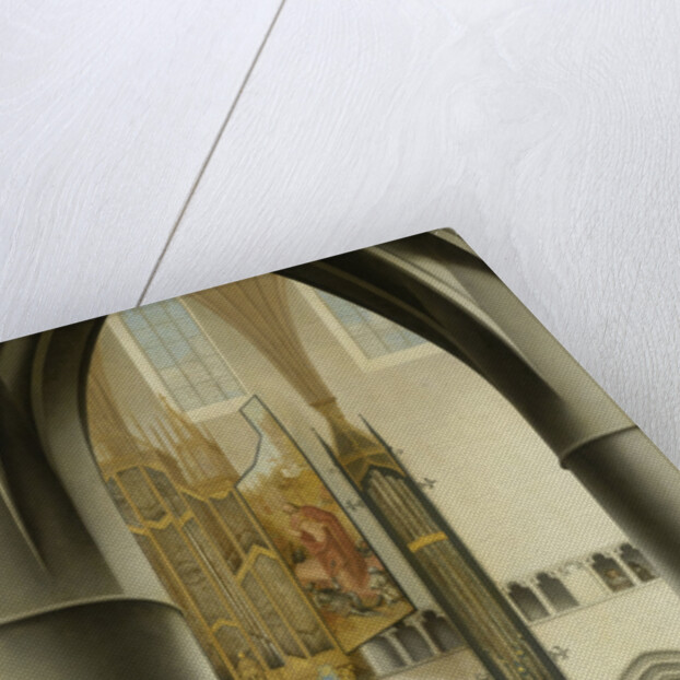 Interior of the Church of St Bavo in Haarlem The Netherlands by Pieter Jansz. Saenredam