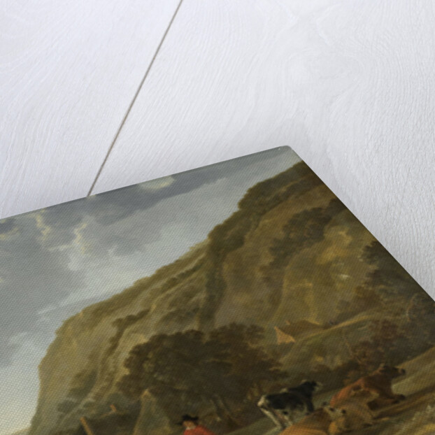 River Landscape with Riders by Aelbert Cuyp