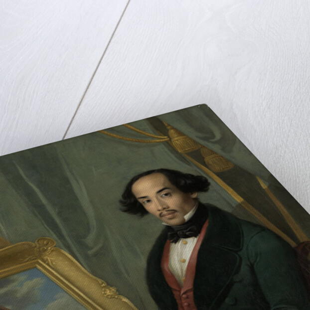 Portrait of Raden Syarif Bustaman Saleh by Friedrich Carl Albert Schreuel