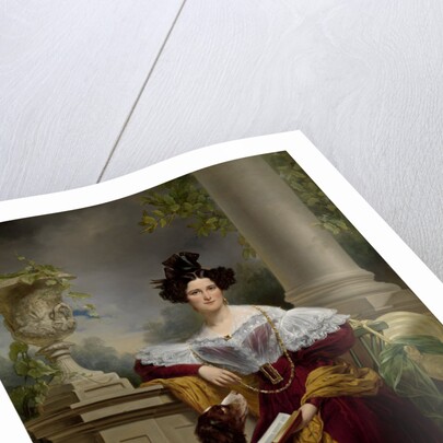 Portrait of Alida Christina Assink by Jan Adam Kruseman