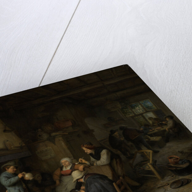 Peasants in an Interior by Adriaen van Ostade