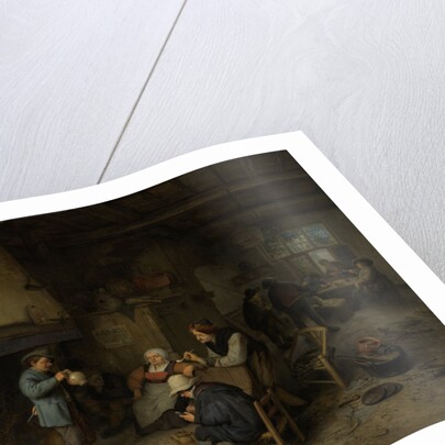 Peasants in an Interior by Adriaen van Ostade