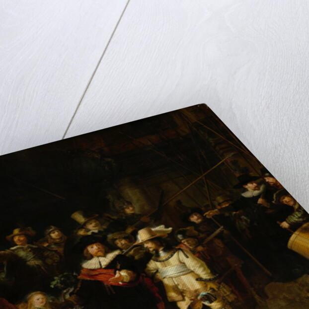Militia Company of District II under the Command of Captain Frans Banninck Cocq by Rembrandt Harmensz. van Rijn