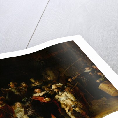 Militia Company of District II under the Command of Captain Frans Banninck Cocq by Rembrandt Harmensz. van Rijn