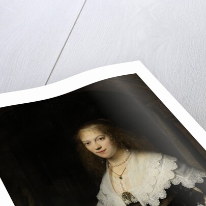 Portrait of a Woman by Rembrandt Harmensz. van Rijn