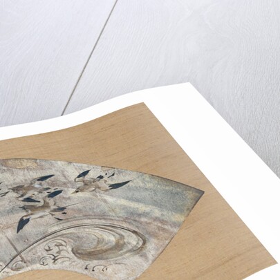 Plovers in flight by Suzuki Kason