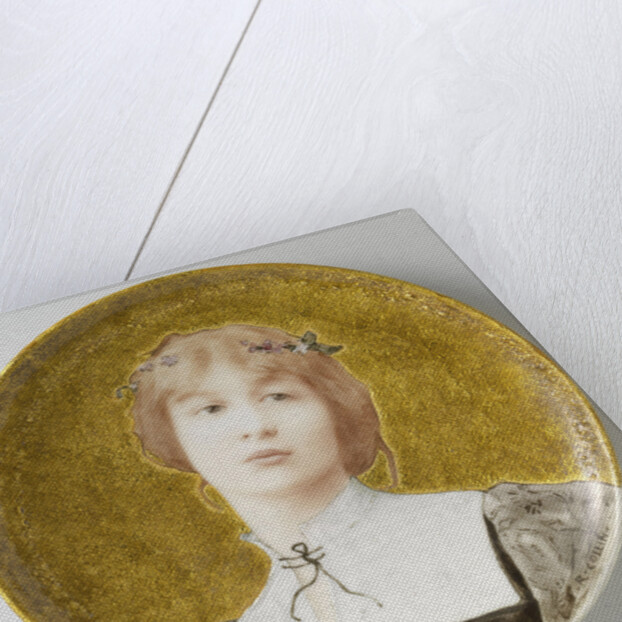 Decorative plate, Théodore Deck by Raphaël Collin