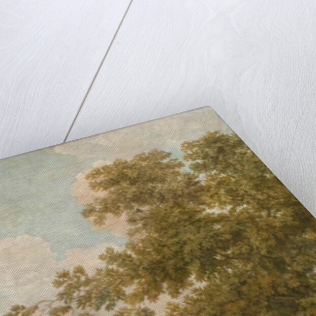 Three wall hangings with a Dutch landscape by Jurriaan Andriessen