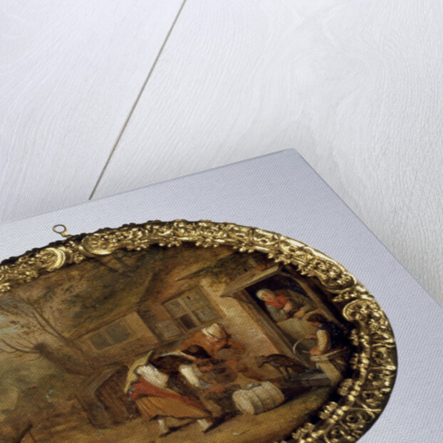 Woman Peddling Wares by Anonymous