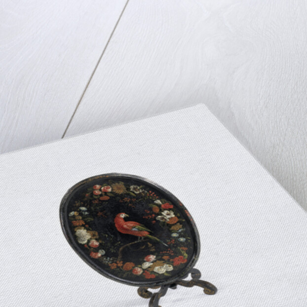 Folding table made of black lacquered white wood, with a foldable blade by Willem Hendrik Wilhelmus van Royen