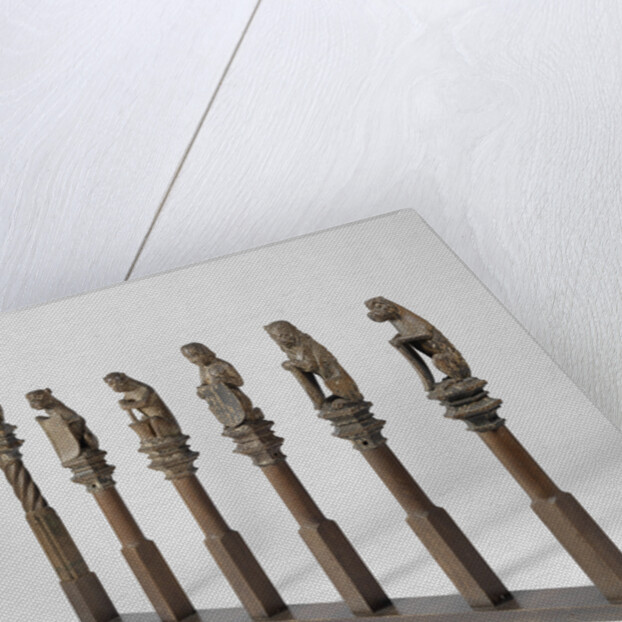 Balustrade from Rolzaal in the Court of Holland in The Hague (monkeys), The Netherlands, Joost Janszoon by Jan de Paep