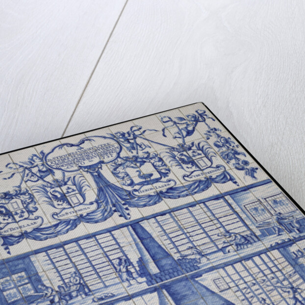 Tile panel with the tile and pottery factory in Bolsward by Anonymous