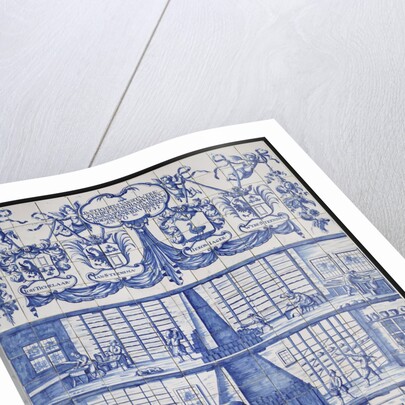 Tile panel with the tile and pottery factory in Bolsward by Anonymous