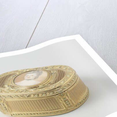 Snuff Box with Portrait of Anna of Barnevelt, Nicolas-Augustin Delions by Anonymous
