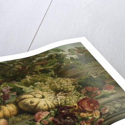 Still Life with Flowers and Fruit by Gerardina Jacoba van de Sande Bakhuyzen