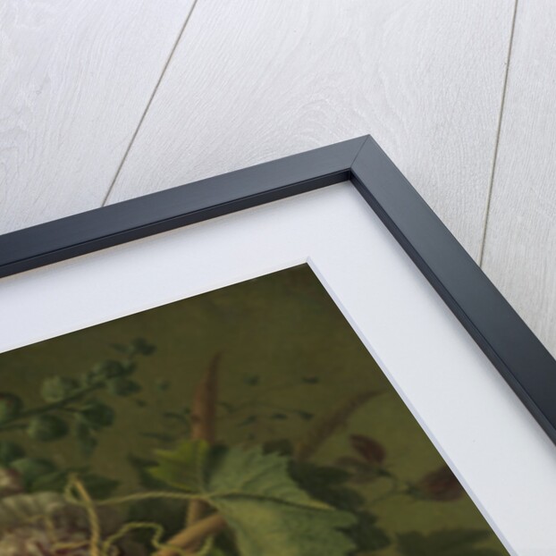 Still Life with Flowers and Fruit by Albertus Jonas Brandt