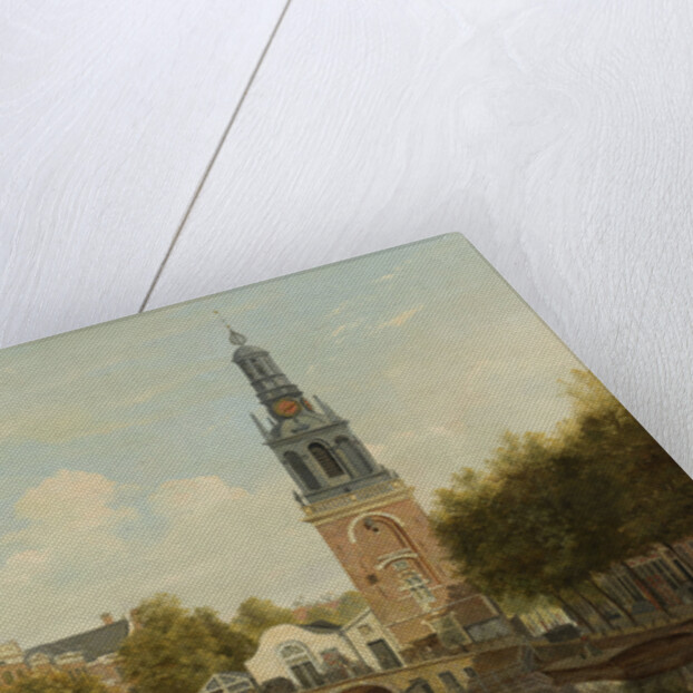 The Torensluis Bridge with the Tower called Jan Roodenpoortstoren in Amsterdam, The Netherlands by Hendrik Gerrit ten Cate