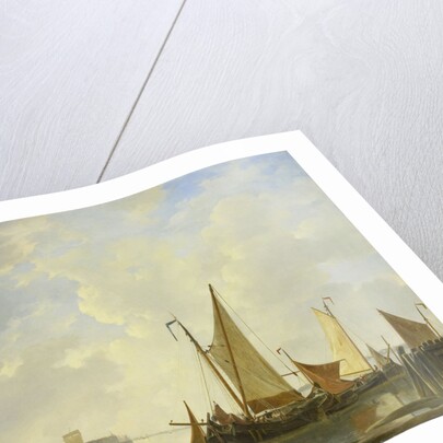 View of Dordrecht from Papendrecht, The Netherlands by Christiaan Lodewijk Willem Dreibholtz