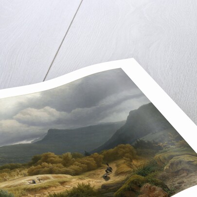 Cemetry of Baden-Baden, Germany by Pierre Louis Dubourcq