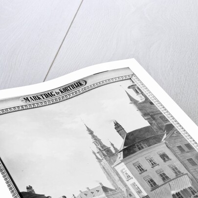 Market Day in Courtrai, Kortrijk Belgium by Jan Baptiste De Jonghe