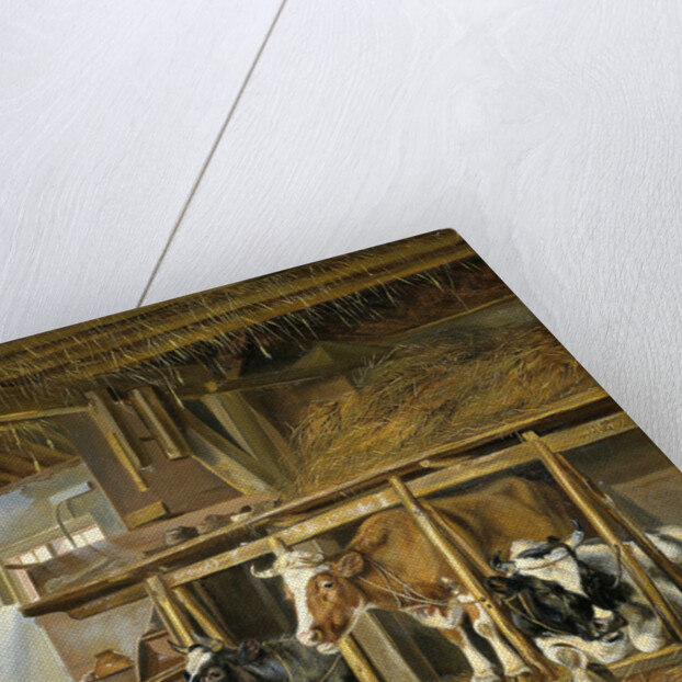 Cows in a Stable by Jan van Ravenswaay