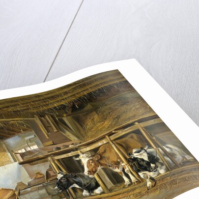 Cows in a Stable by Jan van Ravenswaay