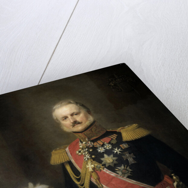 Antonie Frederick Jan Floris Jacob Baron van Omphal, luitenant-generaal by Herman Antonie de Bloeme
