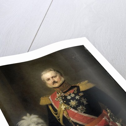 Antonie Frederick Jan Floris Jacob Baron van Omphal, luitenant-generaal by Herman Antonie de Bloeme