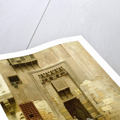 Courtyard of a house in Cairo, Egypt by Willem de Famars Testas