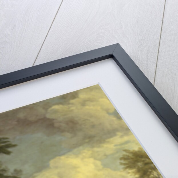 Arcadian Landscape with Diana Bathing by Johannes Glauber