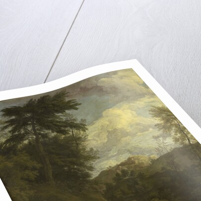 Arcadian Landscape with Diana Bathing by Johannes Glauber