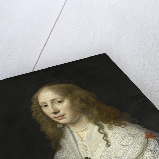 Portrait of Aegje Hasselaer, Wife of Henrick Hooft by Michiel Jansz van Mierevelt
