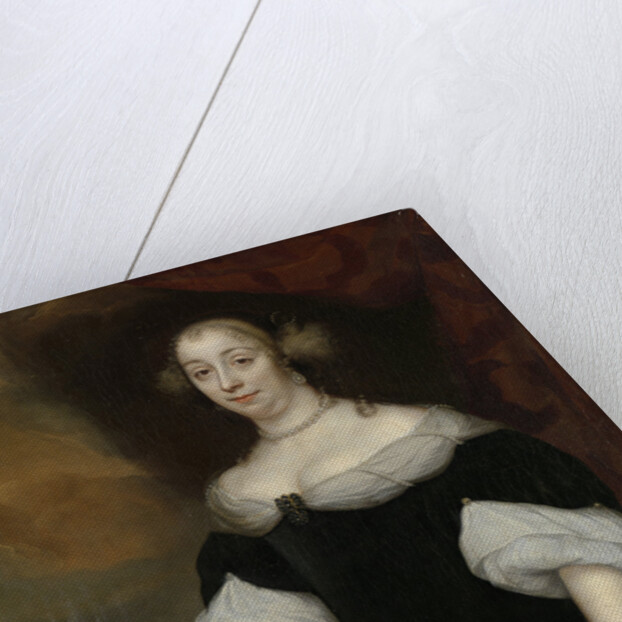 Portrait of Margaretha Munter, second Wife of Jacobus Trip by Lambertus Jansz. de Hue