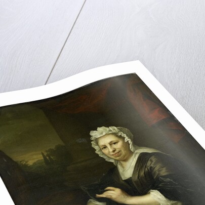 Portrait of Brechje Hooft, Widow of Harmen van de Poll by Arnold Boonen