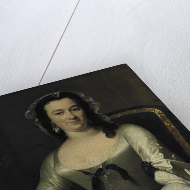 Portrait of Maria Henriëtte van de Pol, Wife of Willem Sautijn by Frans van der Mijn