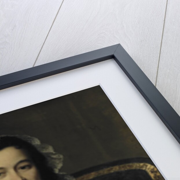 Portrait of Maria Henriëtte van de Pol, Wife of Willem Sautijn by Frans van der Mijn