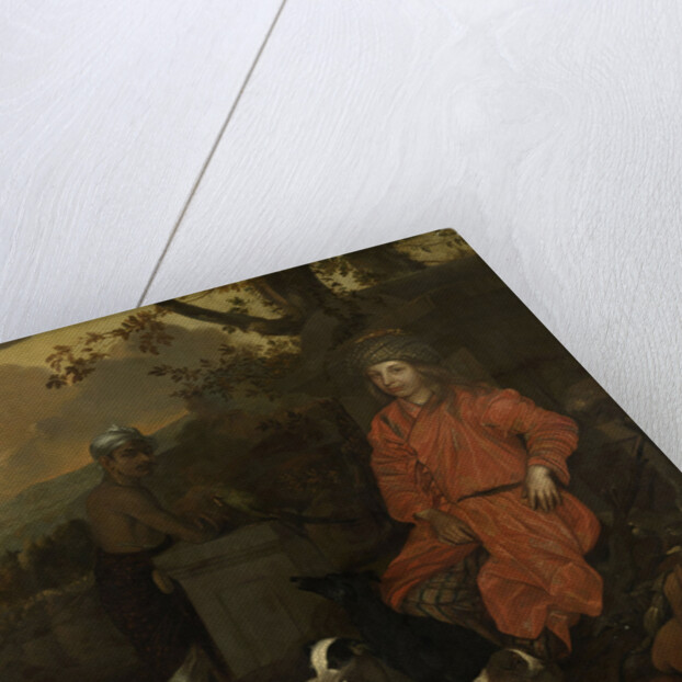 Portrait of Philippus Baldaeus and Gerrit Mossopotam by Johan de la Rocquette