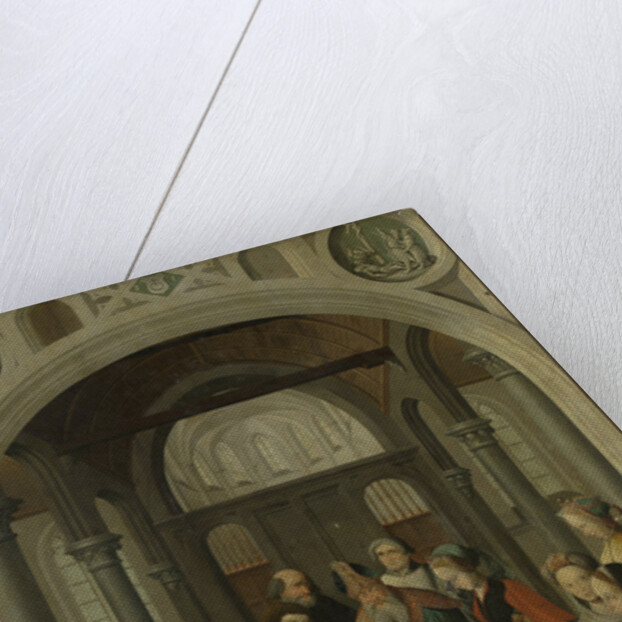 Panel of an Altarpiece with Circumcision of Christ, on verso is Resurrection of Christ by Master of Alkmaar