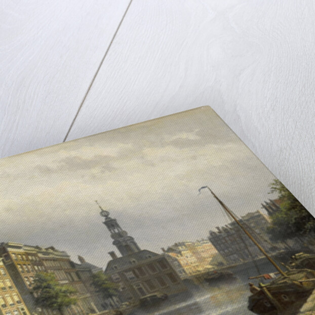 The Singel, Amsterdam, looking towards the Mint. by Eduard Alexander Hilverdink